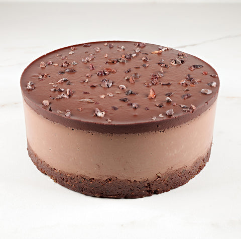 Pastel de triple chocolate